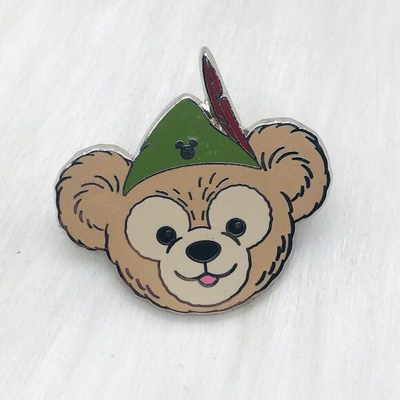 🔮 5/$25 Disney Duffy the Bear‎ Peter Pan Hat Pin - Picture 1 of 3